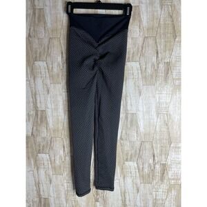 Energy Fit Wear Women's Synched Anti Cellulite Leggings Black/Gray  XL‎